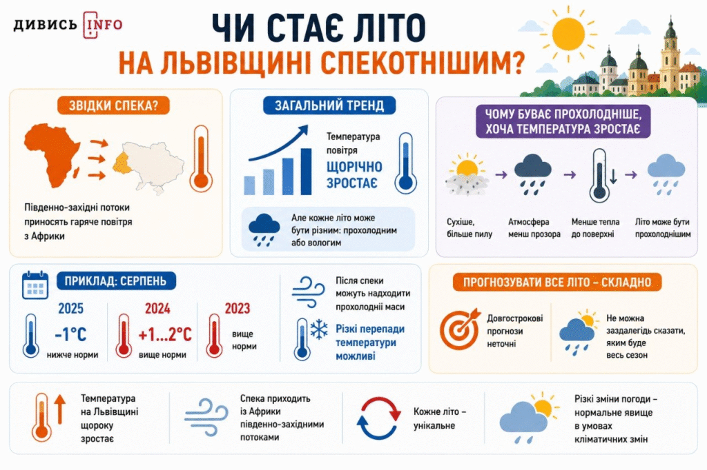 Майже 39°C: коли на Львівщині було найспекотніше літо та найбільші дощі - 6
