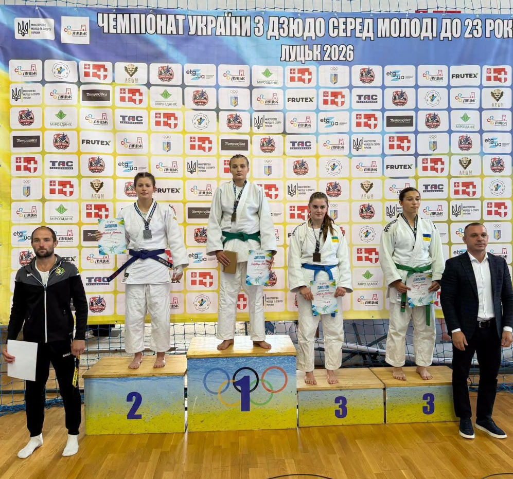 Дзюдоїстки Львівщини здобули медалі на чемпіонаті України