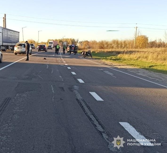 На Стрийщині в ДТП з автопоїздом загинув мотоцикліст - 1